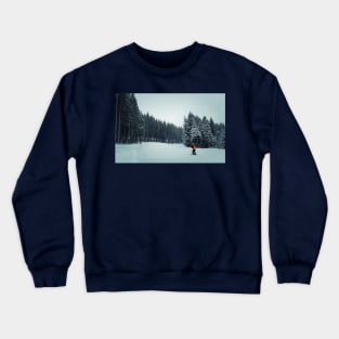 kid ski Crewneck Sweatshirt